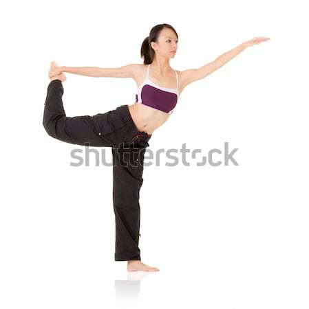 Stock photo: Professional yoga woman