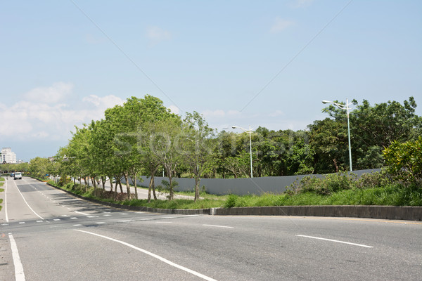 空的 道路 台灣 藍天 天空 商業照片 © elwynn