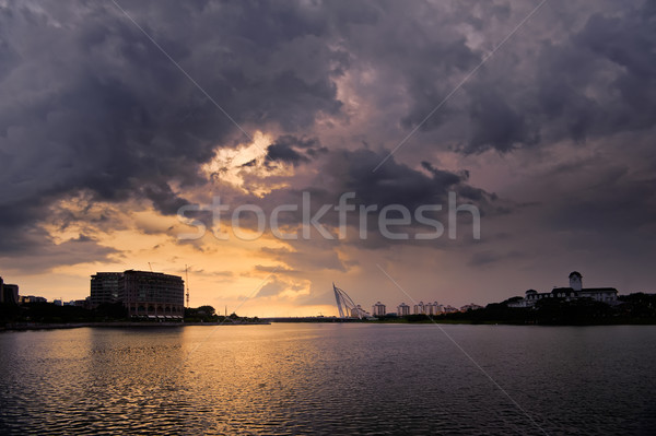 City silhouette Stock photo © elwynn