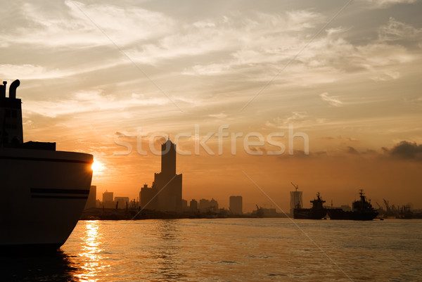 City silhouette Stock photo © elwynn