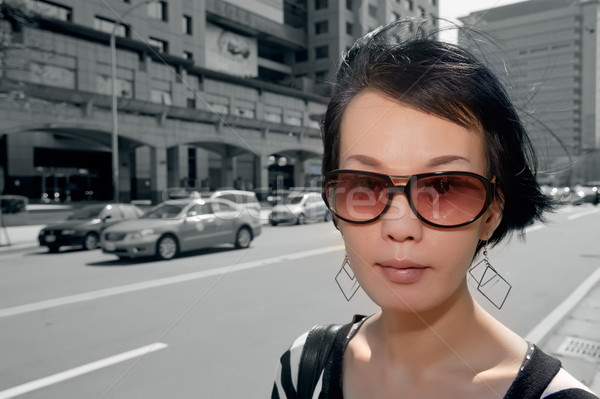 Modern Asian woman Stock photo © elwynn