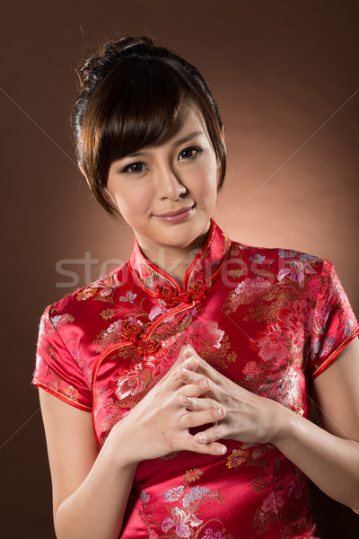 Attractive Chinese woman Stock photo © elwynn