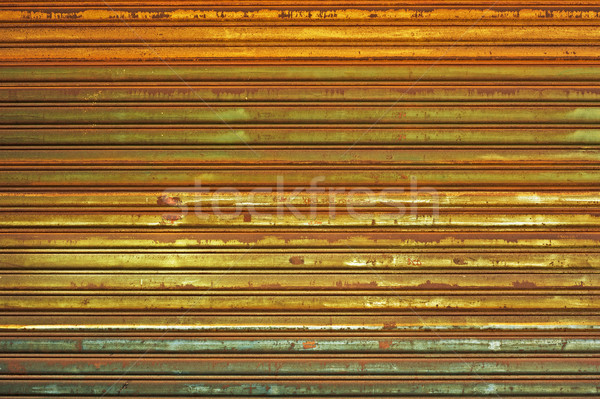 Hintergrund alten Metall Tür schmutzig Stil Stock foto © elwynn