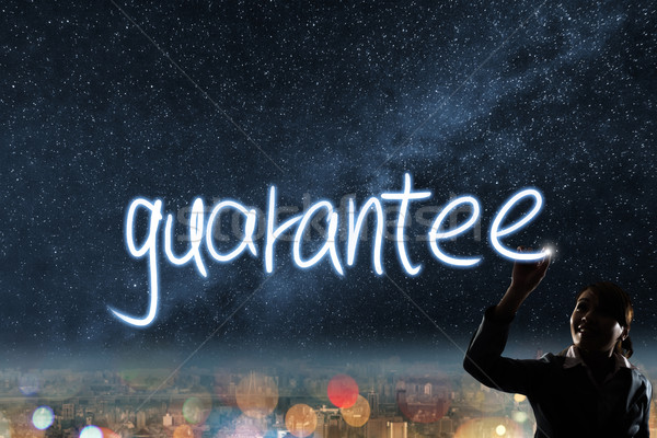 Stock photo: Concept of guarantee