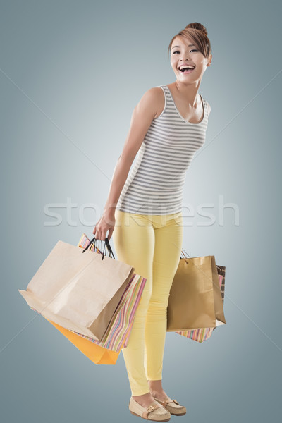 Shopping girl  Stock photo © elwynn