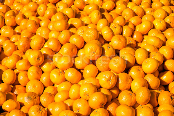 Clementines for sale at a market Stock photo © elxeneize