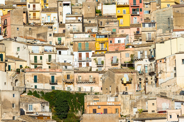 Detailed view of Ragusa Ibla Stock photo © elxeneize