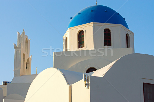 Beautiful church in Oia, Santorini Stock photo © elxeneize