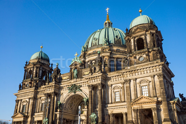 The Berlin Dom on a sunny evening Stock photo © elxeneize