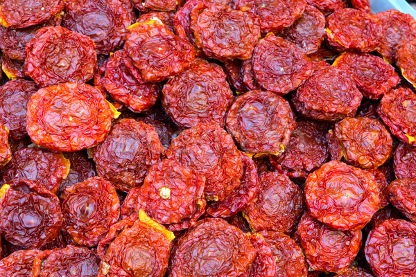 сушат помидоров продажи рынке солнце фрукты Сток-фото © elxeneize