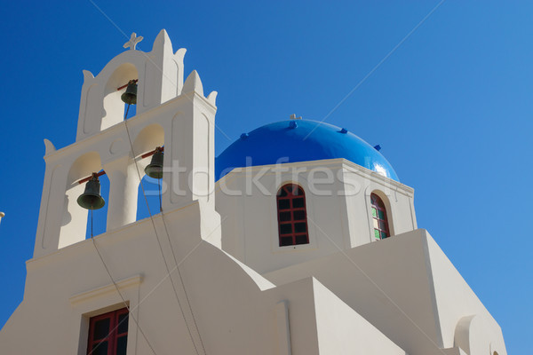 Beautiful church in Oia Stock photo © elxeneize