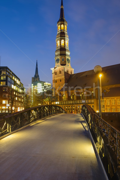 St. Catherine's Church, Hamburg Stock photo © elxeneize