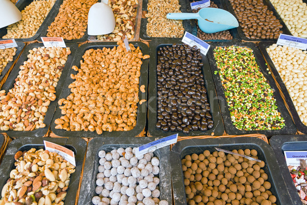 Nuts and cereals Stock photo © elxeneize