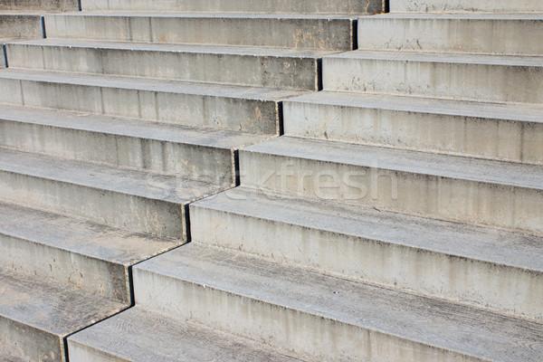 Részlet szürke lépcsősor közelkép terméketlen beton Stock fotó © elxeneize