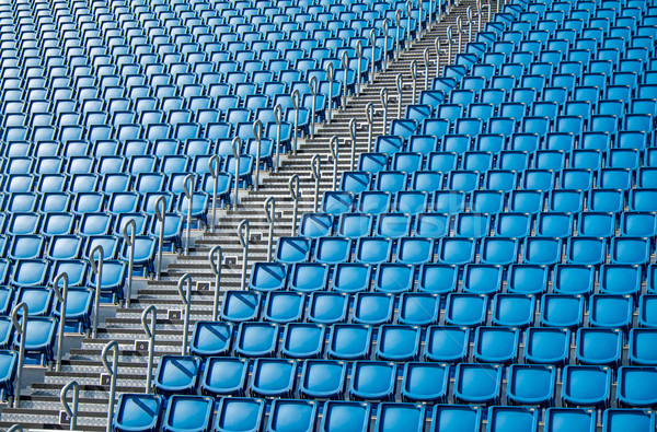 Stadium seats and stairs Stock photo © elxeneize