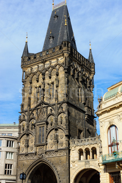 The powder tower in Prague Stock photo © elxeneize