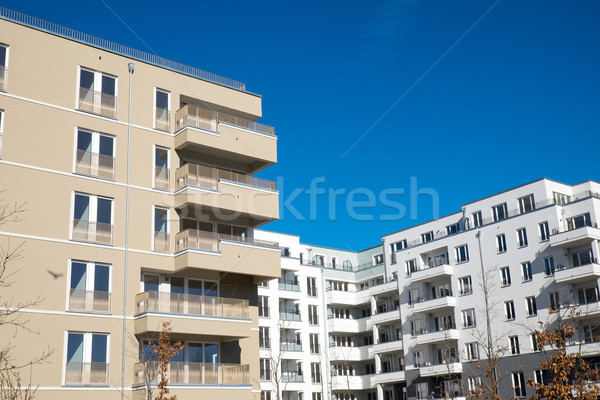Modern apartments seen in Berlin Stock photo © elxeneize