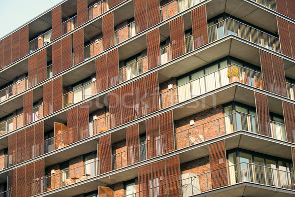 Detail of an apartment house Stock photo © elxeneize