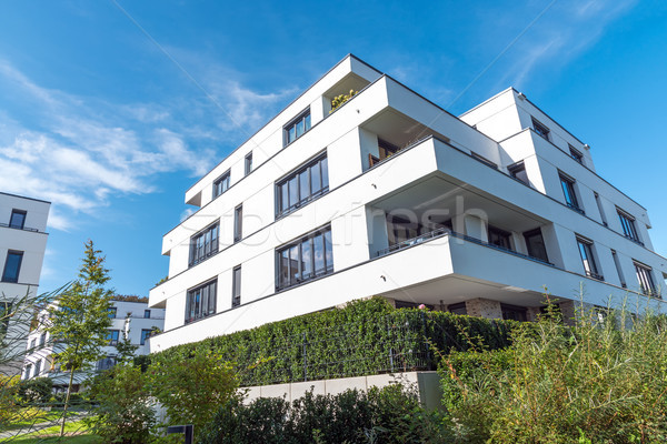 Modern residential construction seen in Berlin Stock photo © elxeneize