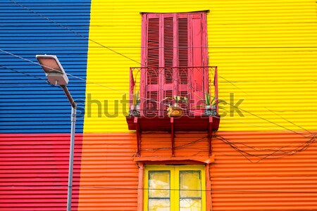 Colorful house in La Boca, Argentina Stock photo © elxeneize