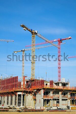Construction site in Berlin Stock photo © elxeneize