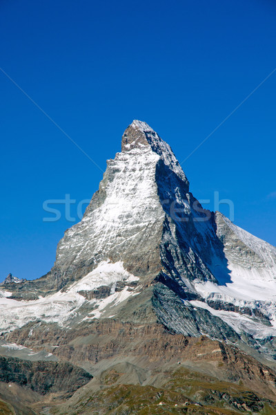 The pyramid of the Matterhorn Stock photo © elxeneize