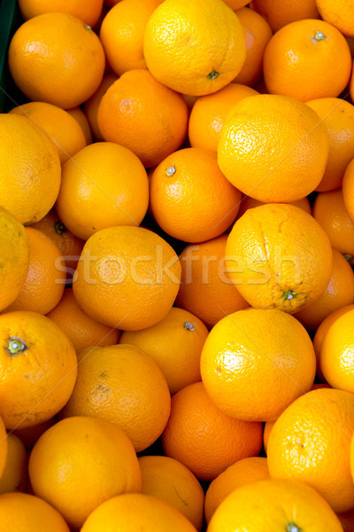 Fresh clementines on a market Stock photo © elxeneize