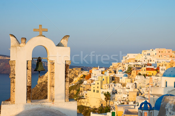 Oia in the morning sun Stock photo © elxeneize