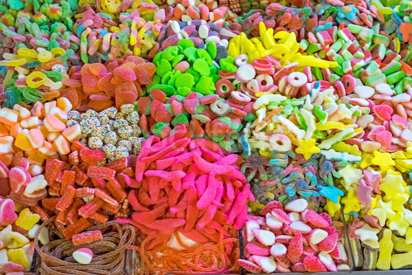 Jelly and candy for sale Stock photo © elxeneize