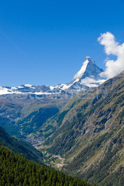 The Zermatt valley in Switzerland  Stock photo © elxeneize