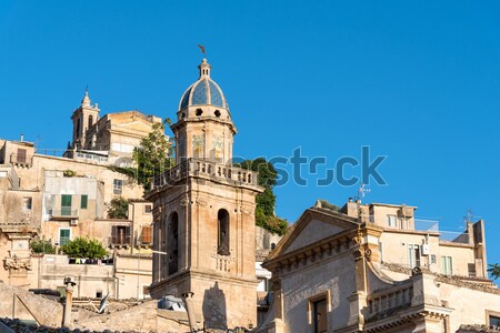 подробность старые барокко города Сицилия Италия Сток-фото © elxeneize