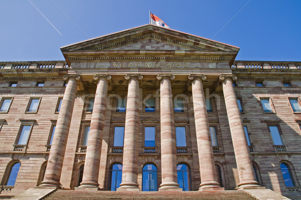 Palace Wilhelmshoehe in Kassel Stock photo © elxeneize