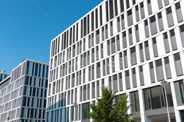 Modernen Bürogebäude Berlin Deutschland Büro Haus Stock foto © elxeneize