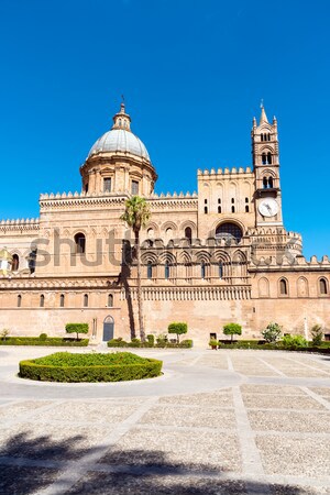 The huge cathedral of Palermo Stock photo © elxeneize