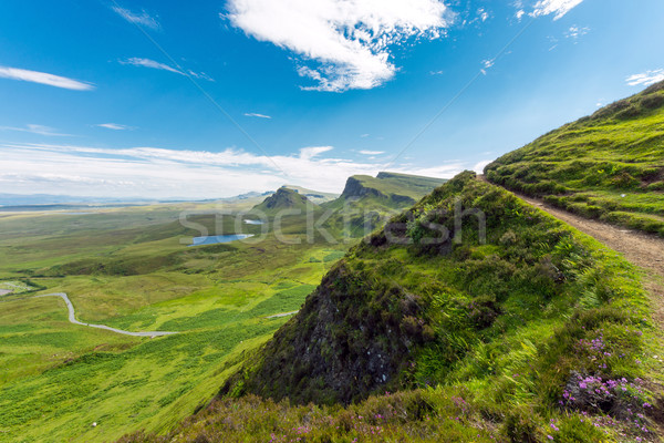 Open landscape on the Isle of Skye Stock photo © elxeneize
