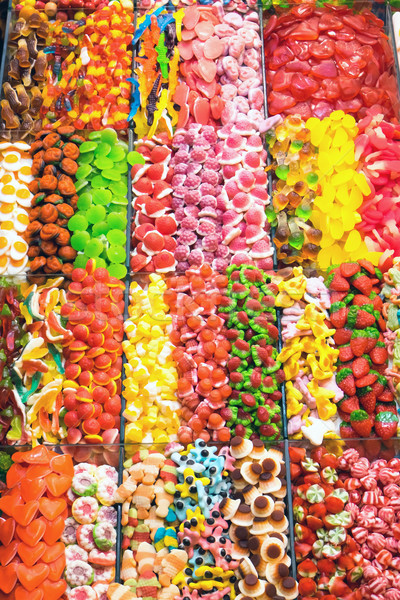Candy at the Boqueria Stock photo © elxeneize