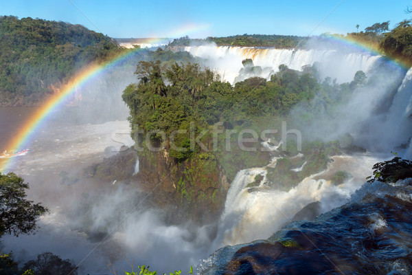The Iguazu falls in South America Stock photo © elxeneize