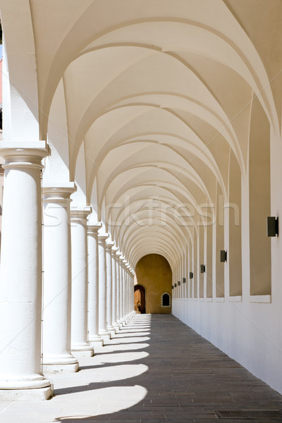 Colonnade at the Stallhof Stock photo © elxeneize
