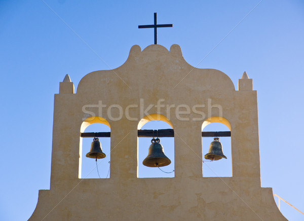 Three bells and a cross Stock photo © elxeneize