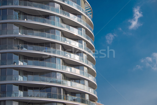 Detail of an apartment building Stock photo © elxeneize