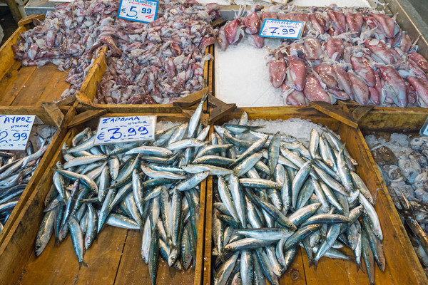 Seafood and fish Stock photo © elxeneize