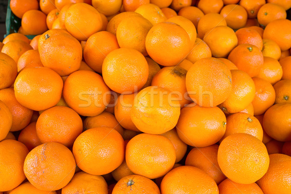 A pile of clementines Stock photo © elxeneize