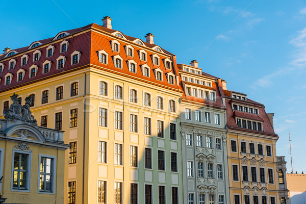 Restored buildings in Dresden Stock photo © elxeneize