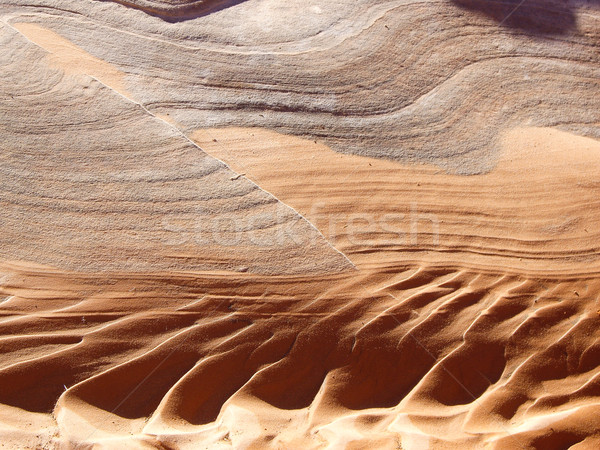 Arena río desierto hasta barro Foto stock © emattil