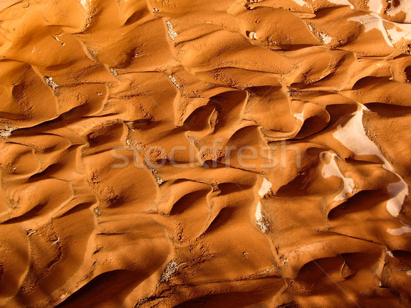 Tej csokoládé sár aszalt sivatag víz Stock fotó © emattil