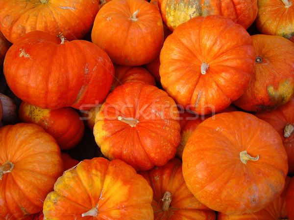 Narancs tökök Kalifornia gyümölcs piac ősz Stock fotó © emattil