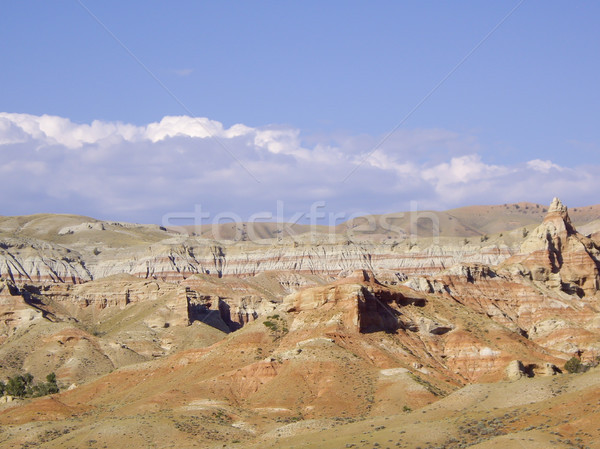 Nagy vidék óriási sivatag festői égbolt Stock fotó © emattil
