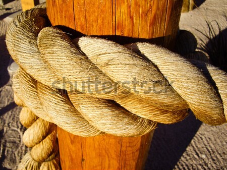 Rope on a Post Stock photo © emattil