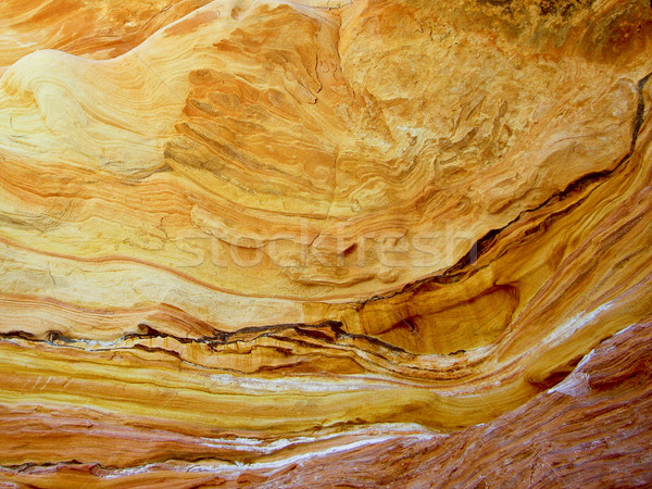 Kő idő homokkő piros szín hullámok Stock fotó © emattil