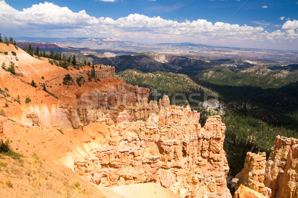 Vast landscape of Bryce Canyon National Park Stock photo © emattil